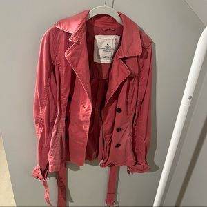 Abercrombie and Fitch Coral Jacket Size Medium